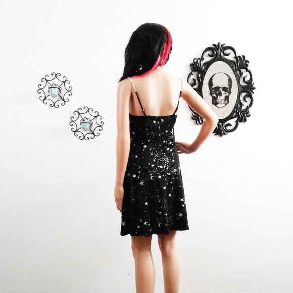 Night Sky Spaghetti Strap Dress - Picture 3 of 8